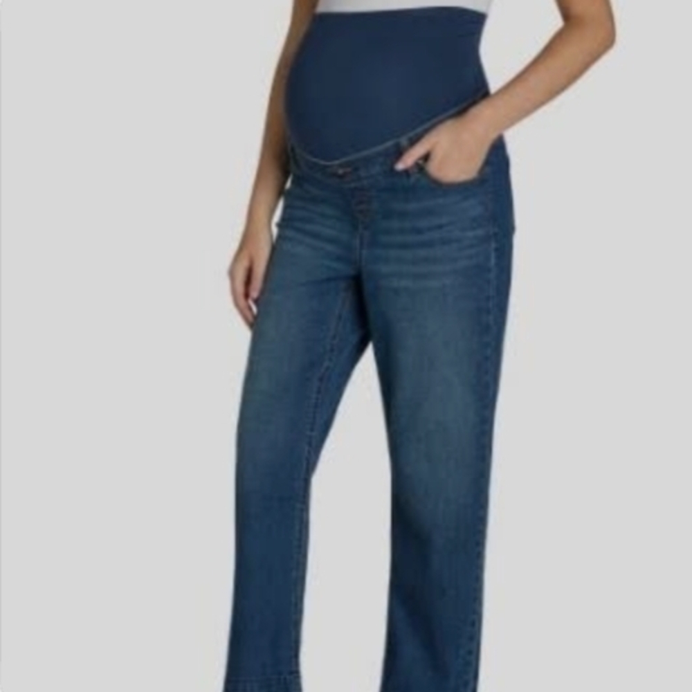 Stretch Women's Blue Maternity Jeans Size M (8-10)